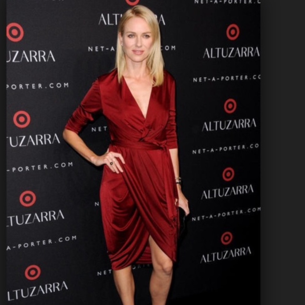 Altuzarra Satin Wrap Dress size M